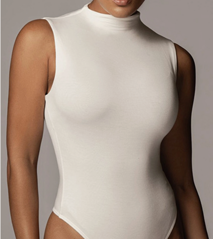 Women Sleeveless Daily Bodysuit
