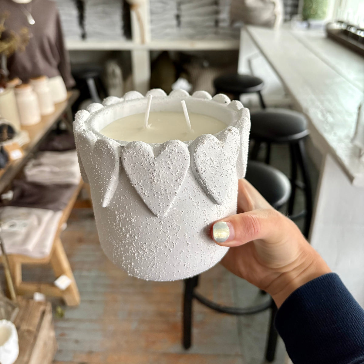 Ceramic Heart Candle – Jack & Stella