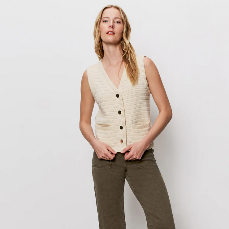 Textured Sweater Vest
