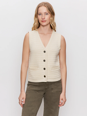Textured Sweater Vest