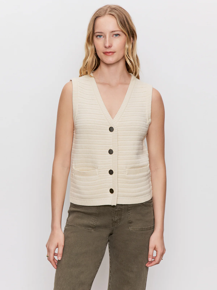 Textured Sweater Vest