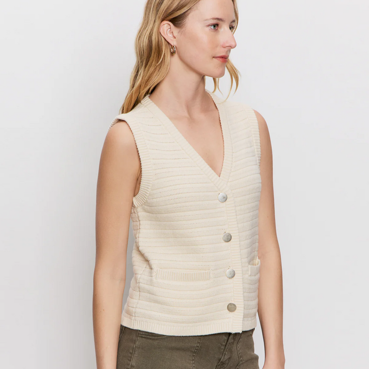 Textured Sweater Vest
