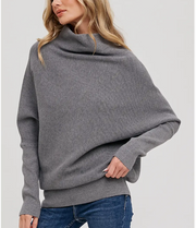 Slouch Neck Pullover Sweater