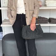 Raffia Clutch