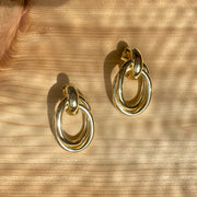 Gold Bold Knot Earring