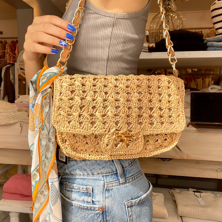 Raffia Hand Bag