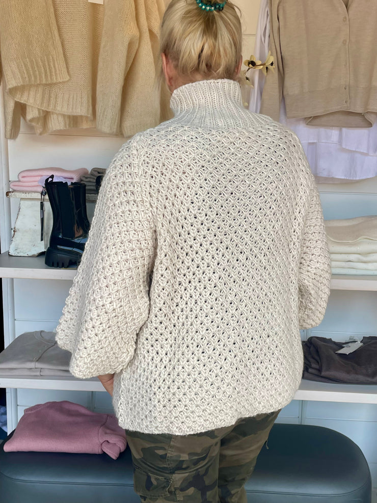 Crochet Drop Sweater