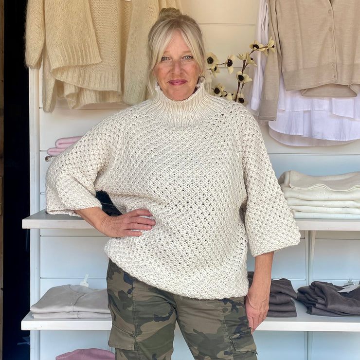 Crochet Drop Sweater
