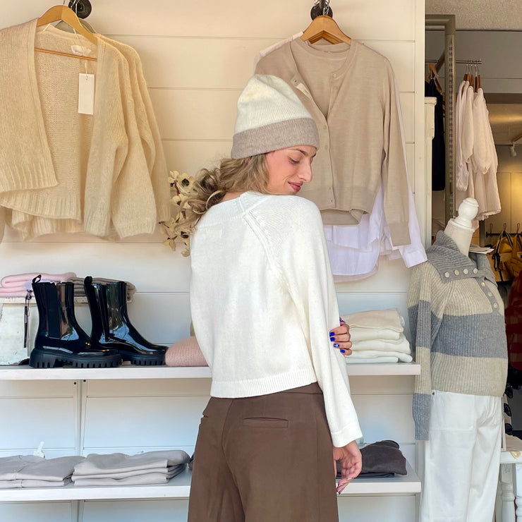 Madalyn Cotton Cashmere Sweater