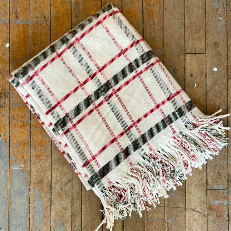 Red Plaid Blanket