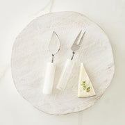 Alabaster Cheese Knives S/2