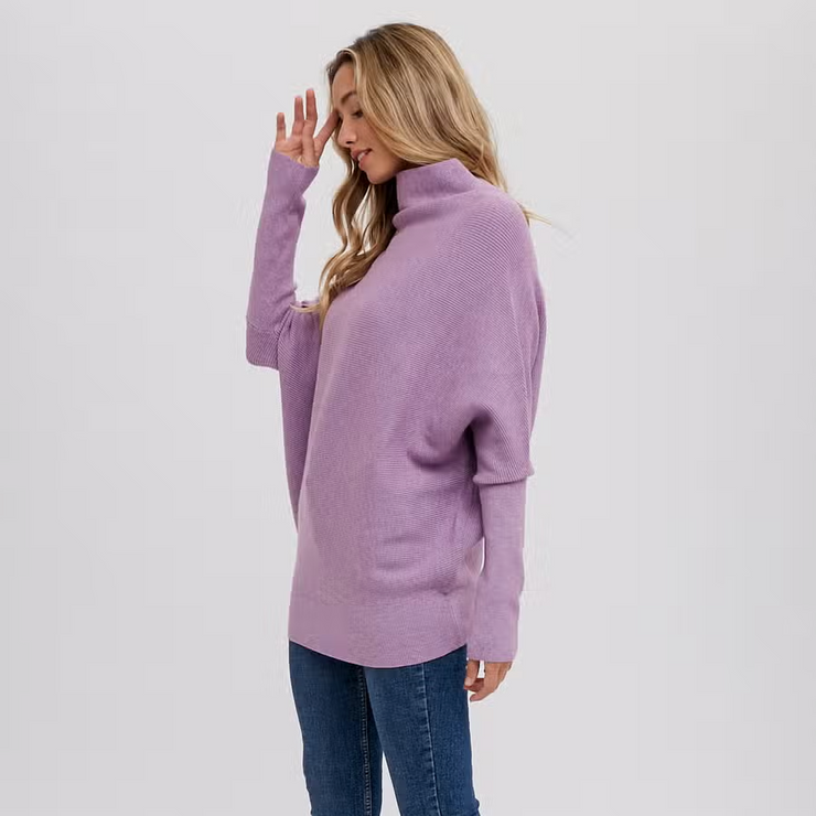 Slouch Neck Pullover Sweater
