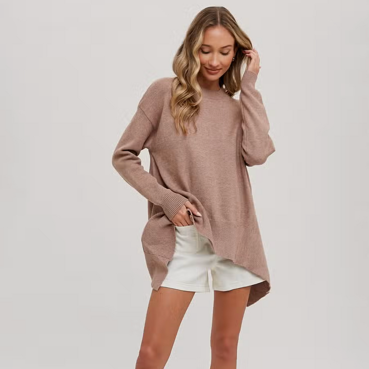 Trapeze Sweater Knit Pullover