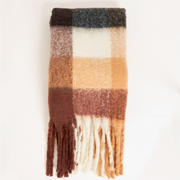 Check Chunky Soft Scarf