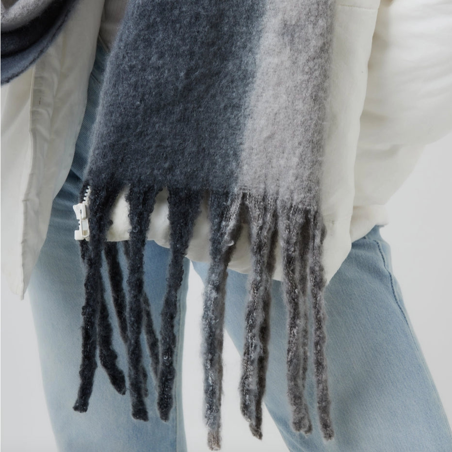 TODAYFUL soft touch Knit Scarf グレー - メルカリ