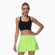 Neon Yellow Skirt-Skort