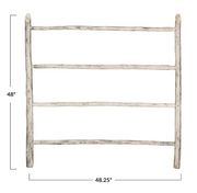 Decorative Wood Ladder w/ 4 Rungs