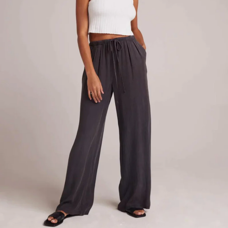 Easy Pleated Wide Leg Pant