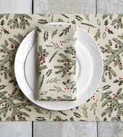 Holly Napkin s/4