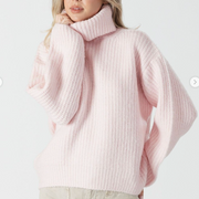 Ribbed Turtleneck Sweater