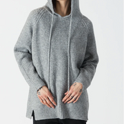 Eco Oversized Ribbed Hoodie