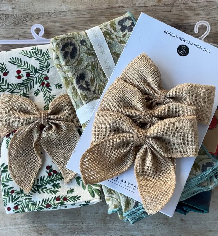 Burlap Napkin Ties