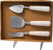 Marble Cheese Knives S/3