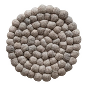 Handmade Wool Felt Ball Trivet