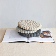 Handmade Wool Felt Ball Trivet