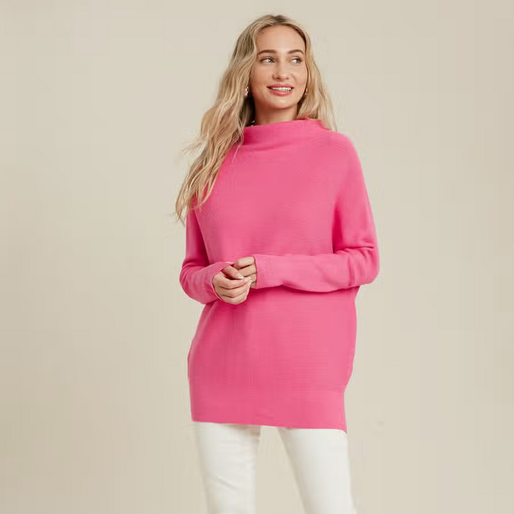 Slouch Neck Pullover Sweater