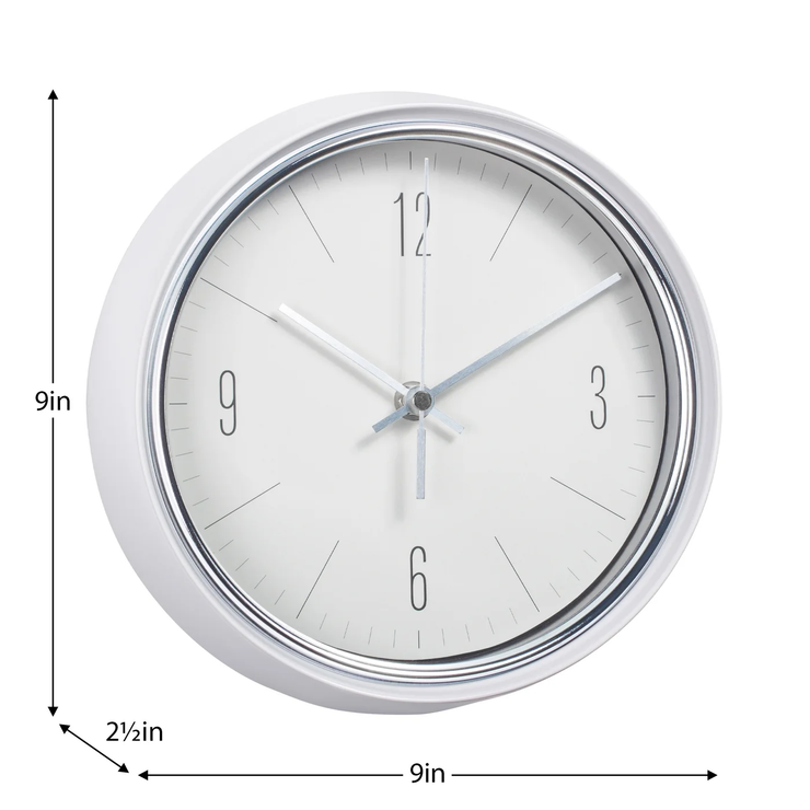 Oliver 9" Retro Wall Clock