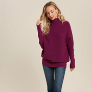 Slouch Neck Pullover Sweater