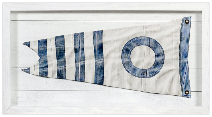 Yachting Burgee Art Collection - 21.25"x11.25"