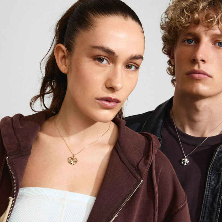 Luca Melted Pendent Necklace