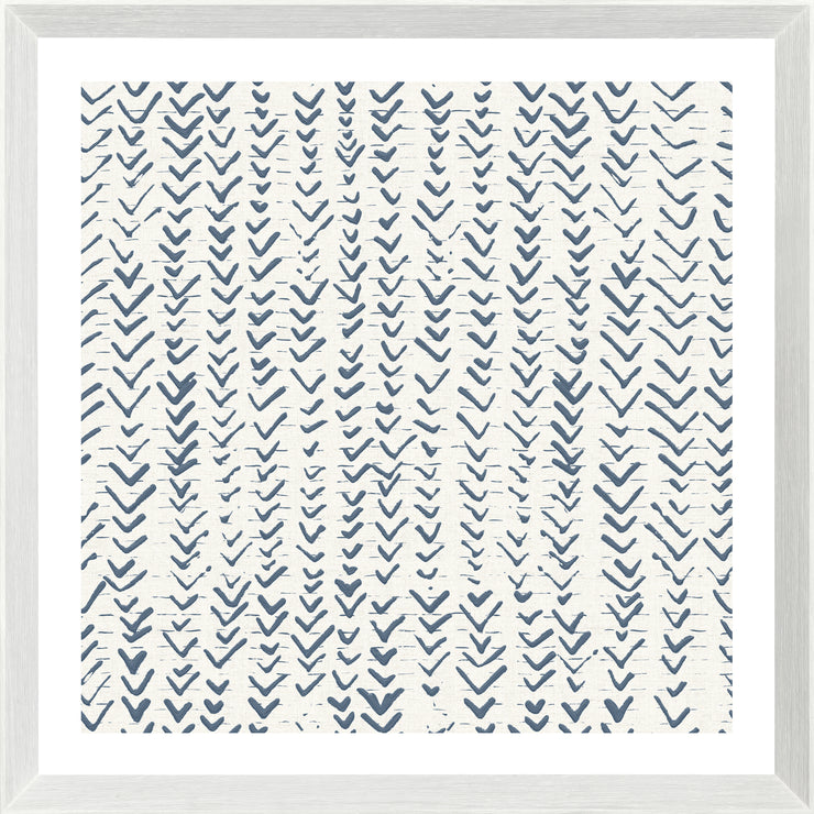Motif In Blue Art Collection - 17.5"x17.5"