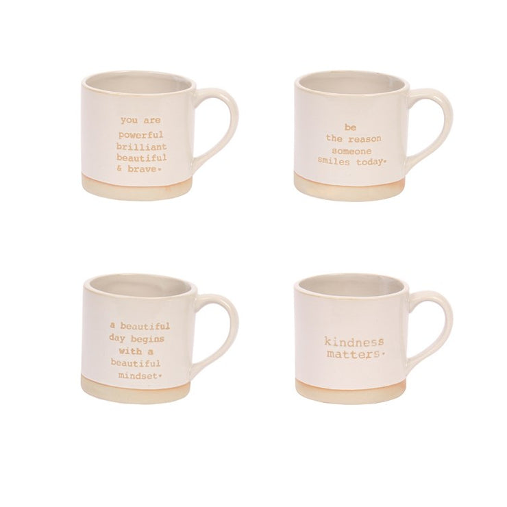 Inspirational Stoneware Mug Assortment