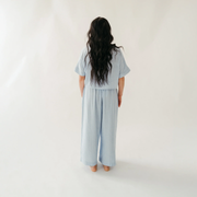 Blue Blend Palazzo Pant