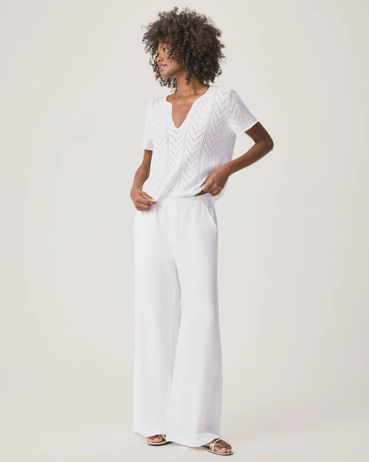 Angie Palazzo Linen Pant