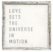 Love Sets The Universe In Motion Wall Art