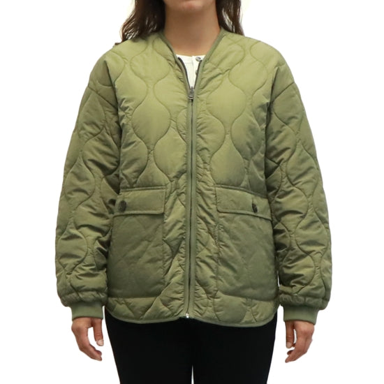Quilted Zip Front Jacket