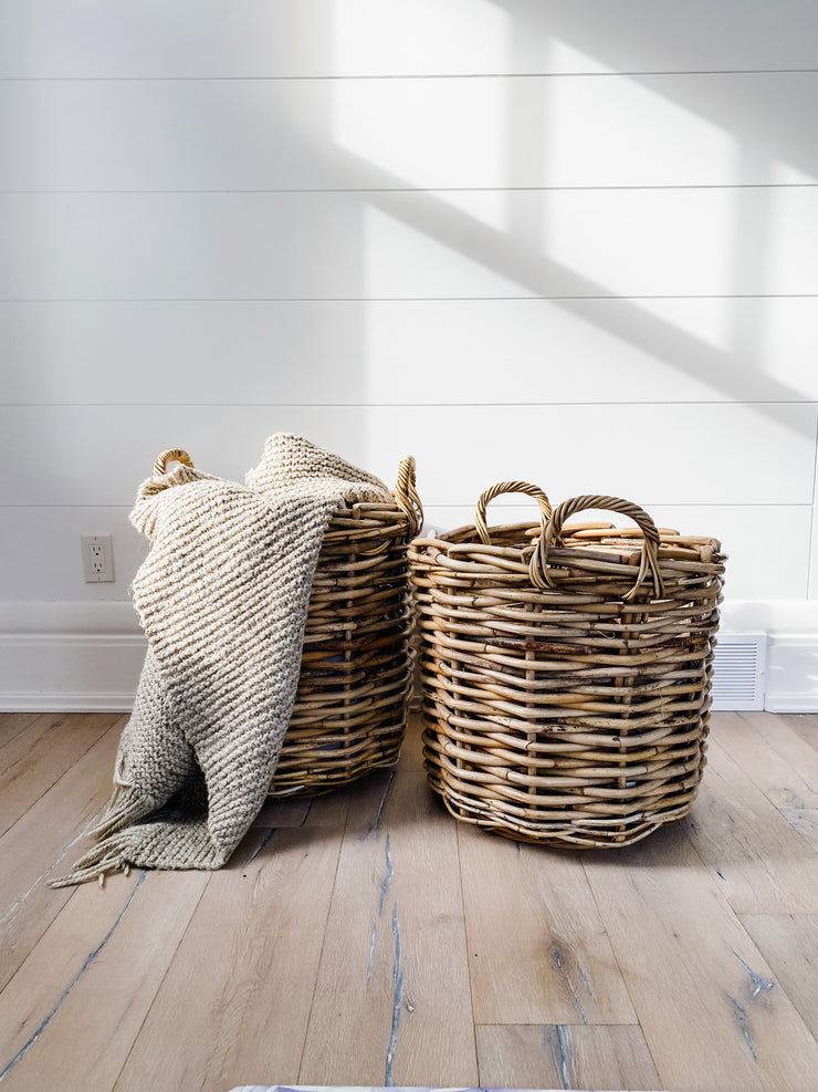 Chunky Rattan Basket