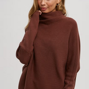 Slouch Neck Pullover Sweater