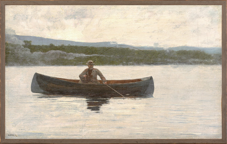 Northern Collection – Playing A Fish 1875 Art - 22"x14"