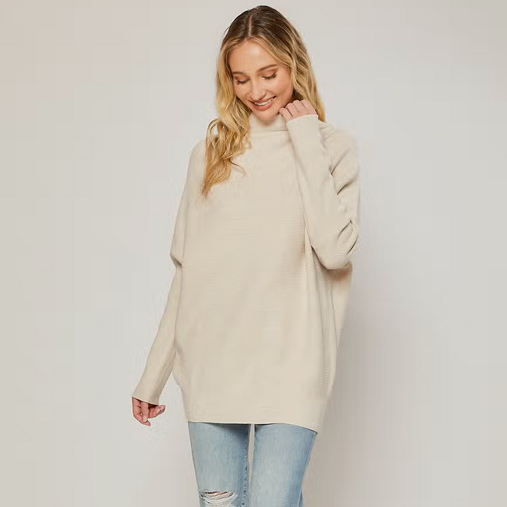 Slouch Neck Pullover Sweater