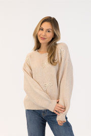 Bows Eco Crewneck Pullover Sweater