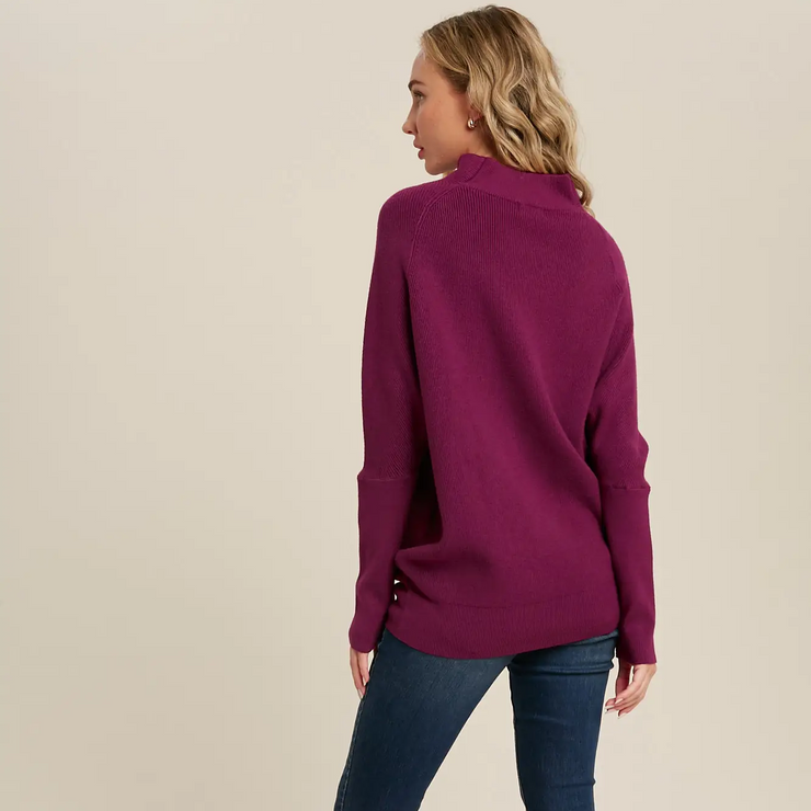 Slouch Neck Pullover Sweater