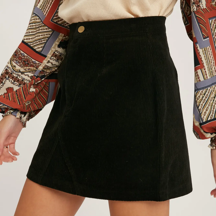 cord skirt