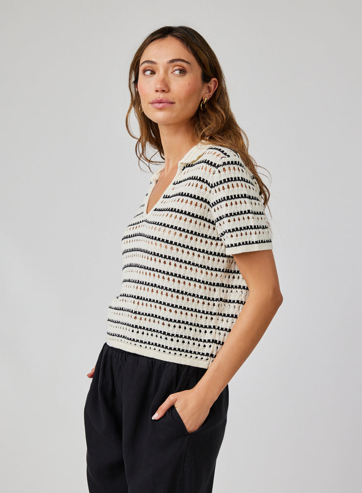 Collared Popover Sweater