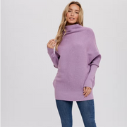 Slouch Neck Pullover Sweater