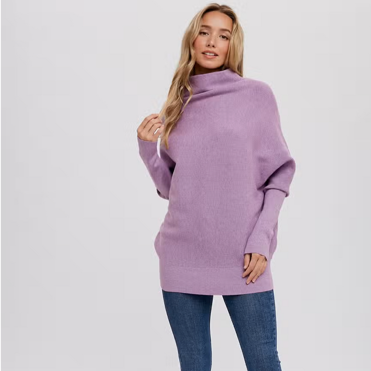 Slouch Neck Pullover Sweater